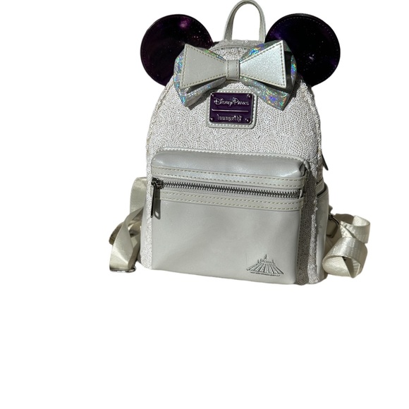 Minnie Mouse Main Attraction Space Mountain Loungefly Backpack from Disneyland. - Picture 2 of 7